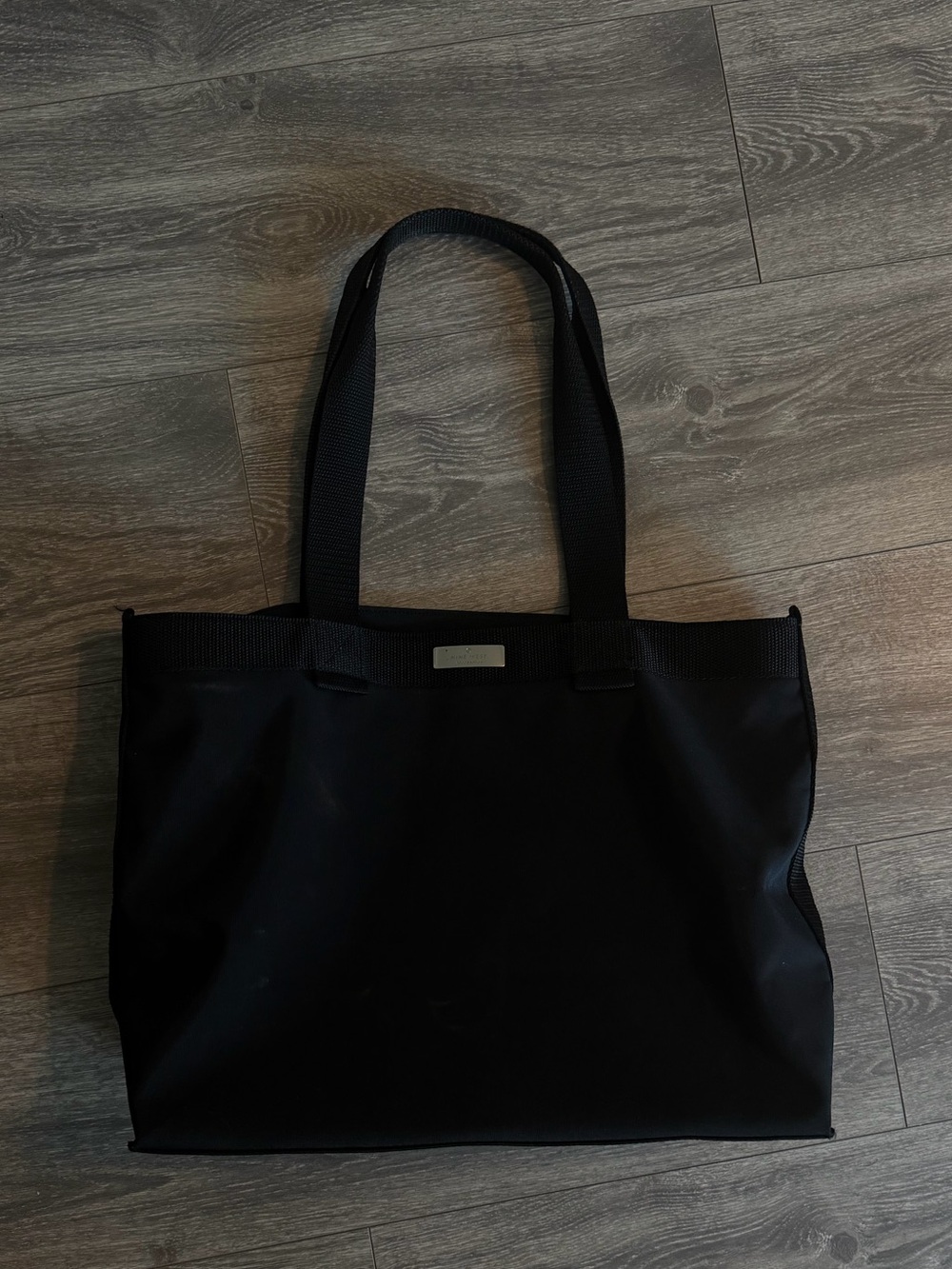 Nine West Black Tote Bag with Dual Shoulder Straps